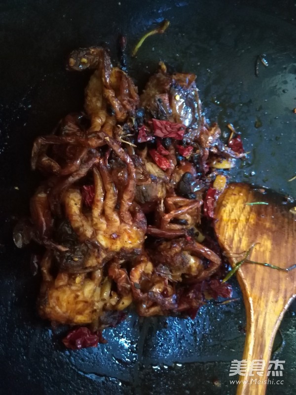 Finger Sucking Spicy Soft Shell Crab recipe