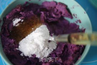 [beijing] Osmanthus Purple Sweet Potato White Skin Crisp recipe