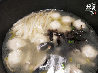 Winter Tonic | Delicious Mushroom Eel Ball Soup recipe