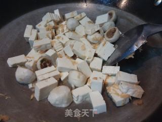 Braised Tofu with Shrimp Skin and Fish Balls recipe