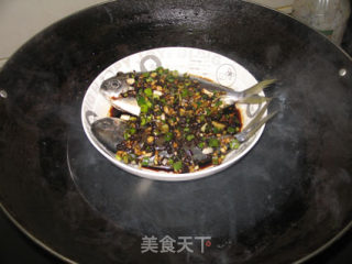 Steamed Southern Pomfret with Black Bean Sauce recipe