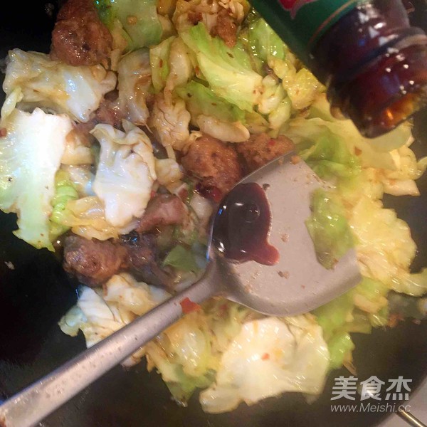 Bean Sauce Version Shredded Cabbage Roasted Chicken Nuggets recipe