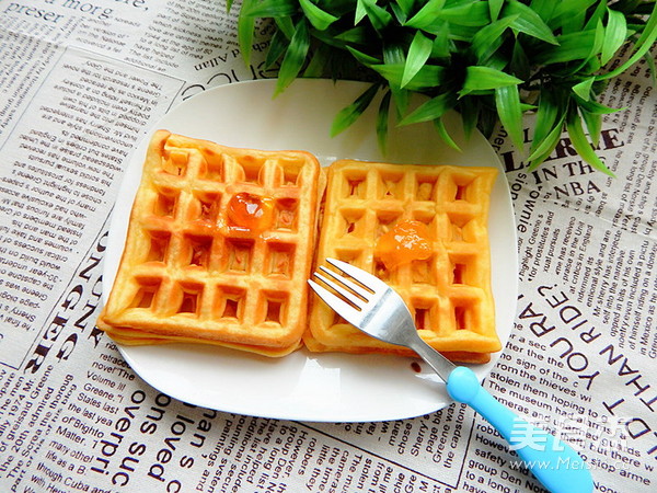 Orange Waffle recipe