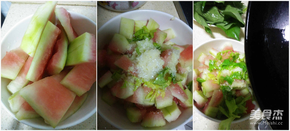 Cold Watermelon Rind recipe