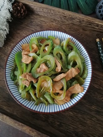 Snake Bean Stir-fried Pork Slices recipe