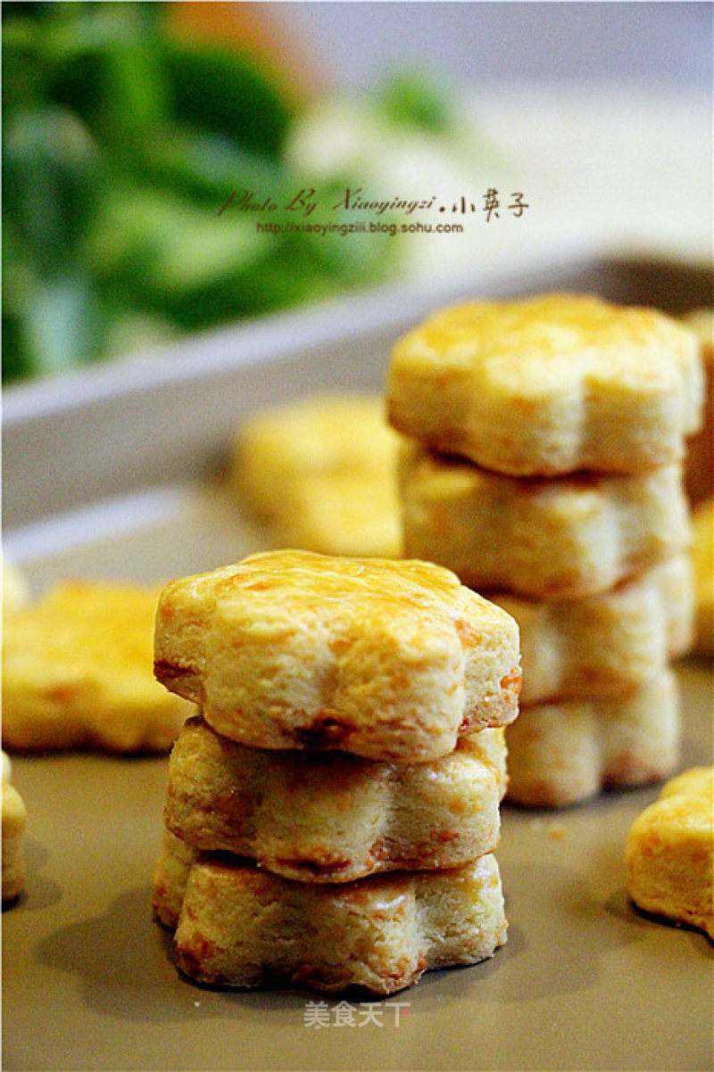 #aca烤明星大赛#cheddar Cheese Shortbread recipe