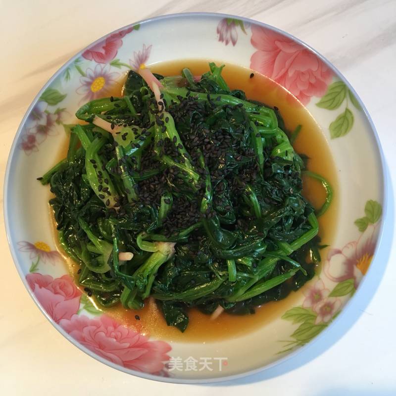 Spinach with Sesame Seeds recipe