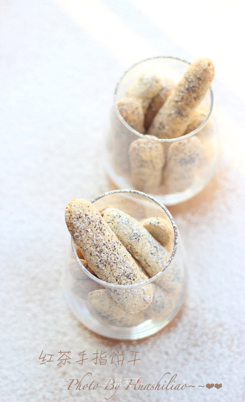 【black Tea Finger Biscuits】 recipe