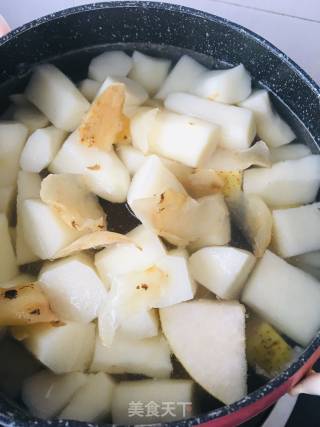 "runzao Good Soup" Perfume Pear Yam Soup recipe