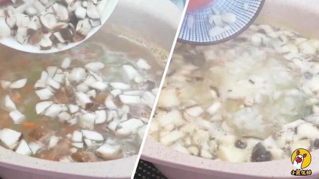 10m+ Baby Fresh "shellfish Mushroom Congee" is Rich in Dha and Zinc recipe