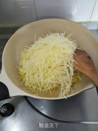Orange Peel Potato Shreds recipe