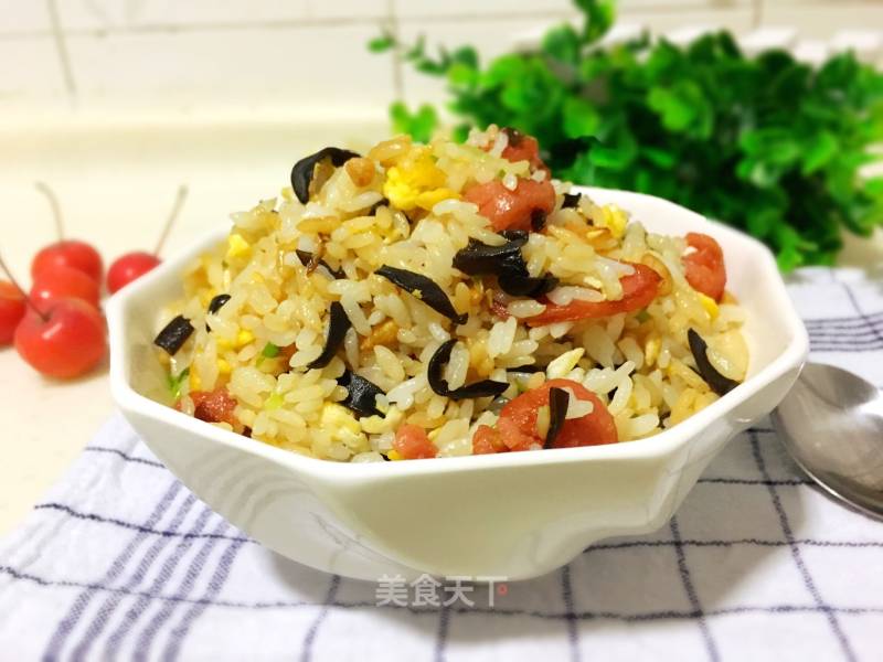 #信之美#fried Rice with Grain and Clear Egg recipe