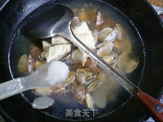 Clam Soup with Noodle Knot recipe