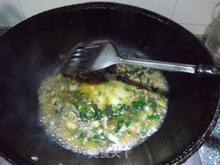 Spinach Minced Meat Custard recipe
