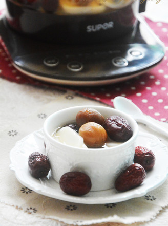 Stewed Rice Cake with Longan and Red Dates