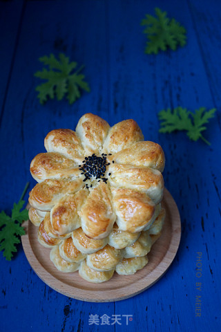 #四session Baking Contest and is Love to Eat Festival# Coconut and Flower Bread recipe