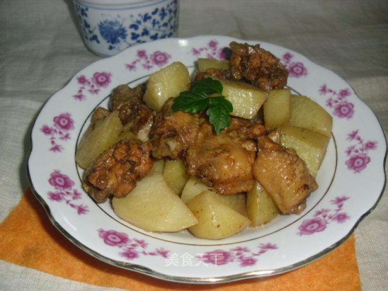 Potato Roasted Chicken Wings recipe