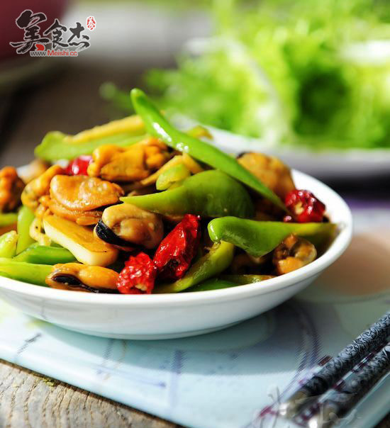 Stir-fried Haihong with Chili recipe