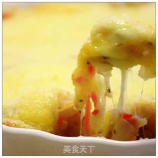 An Alternative and New Way to Eat Nutritious Bean Dregs------innovative Cheese Baked Potato Mash recipe