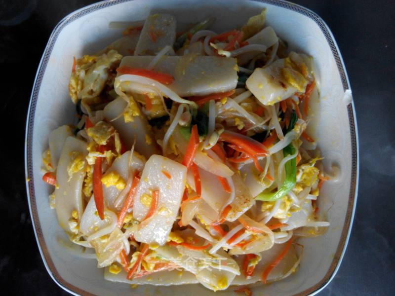 Fried Rice Cake recipe