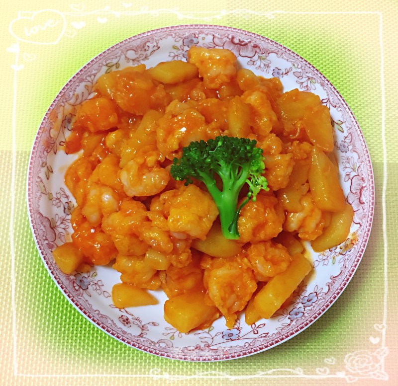 Shrimp and Potatoes in Tomato Sauce recipe