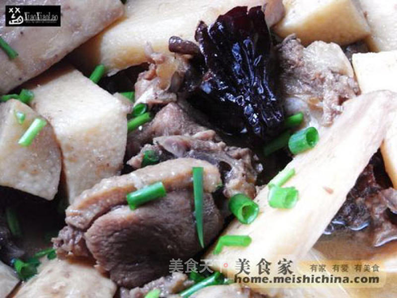 Braised Duck with Yam recipe