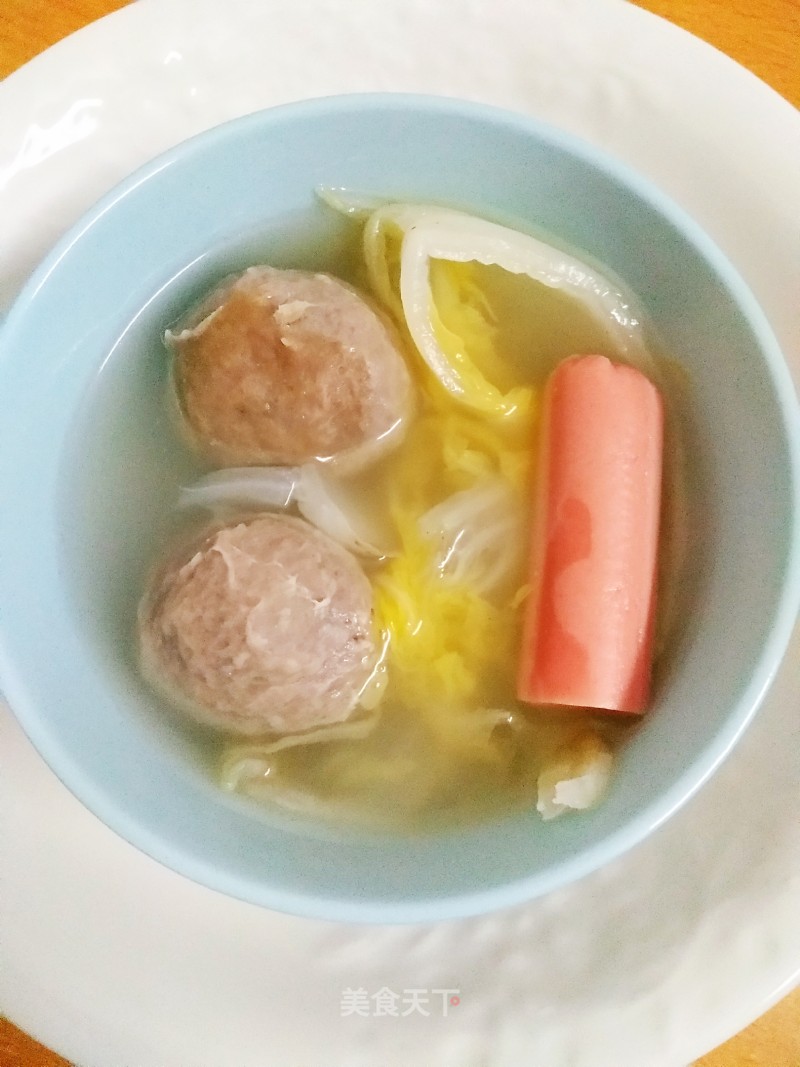 Meatball Emerald Soup recipe