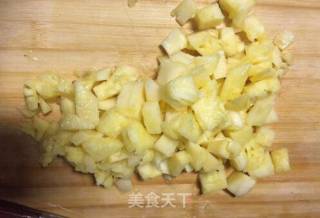 Fruity Glutinous Rice with Pineapple (pineapple) Rice recipe