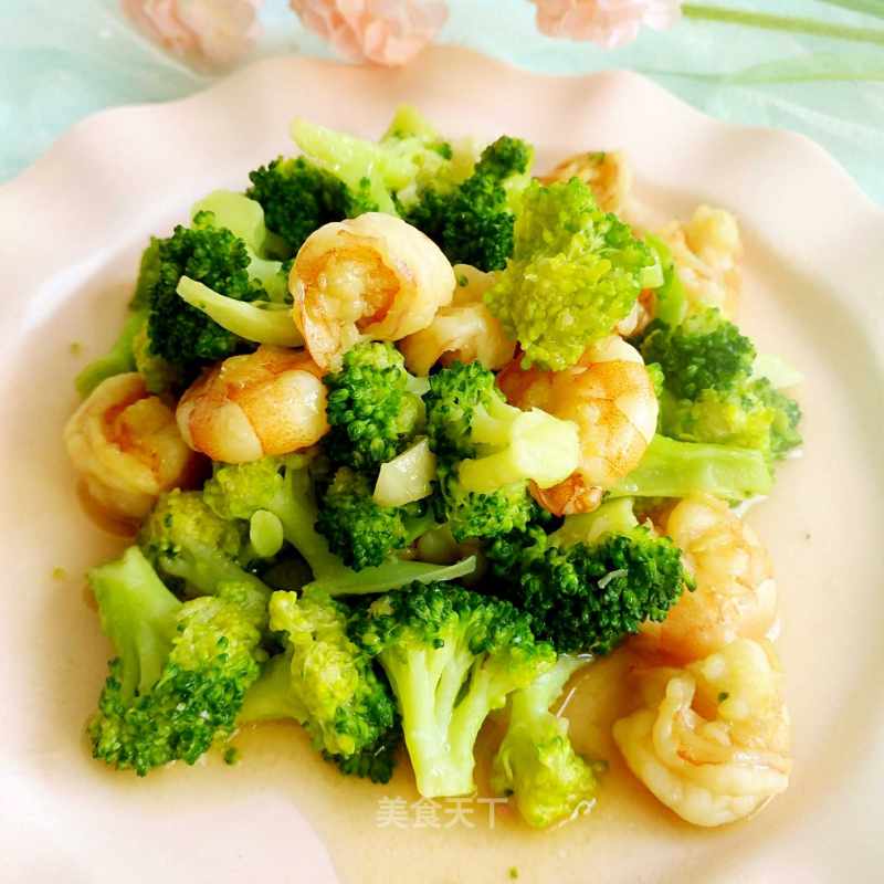 Stir-fried Shrimp with Broccoli recipe