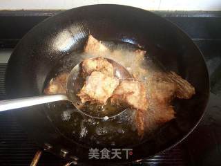 Fried Herring Cubes in Oil recipe