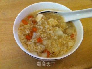 Spleen Nourishing Stomach and Yam Brown Rice Congee recipe