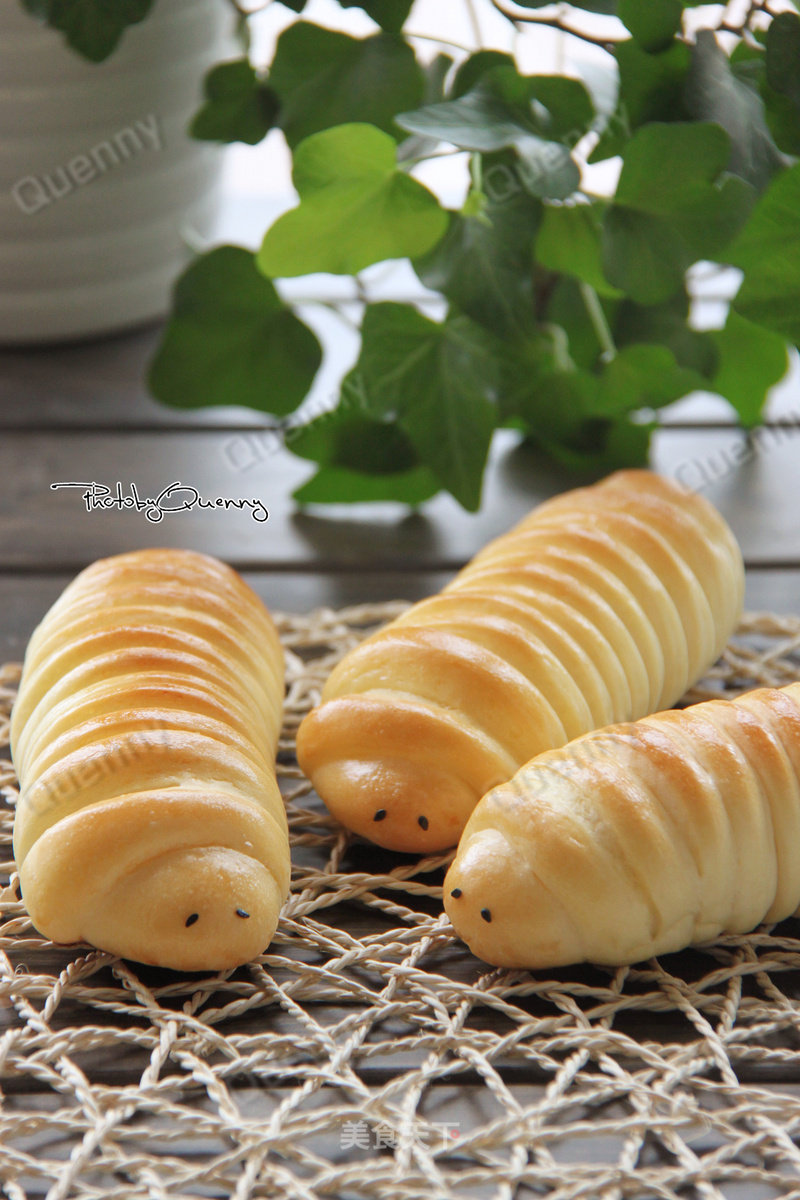 #aca烤明星大赛#caterpillar Bread recipe