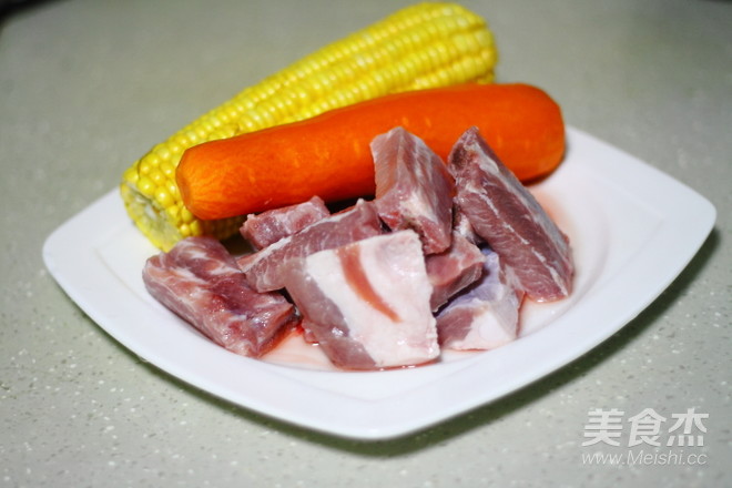 Carrot Soup with Corn Ribs recipe