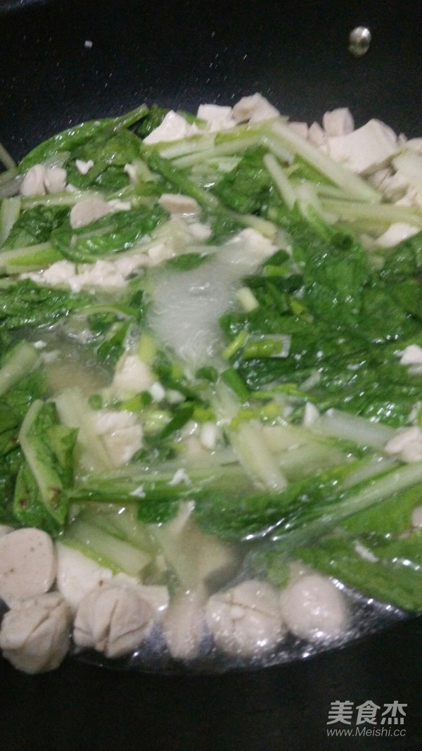 Cabbage Tofu Soup recipe