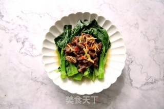 Steamed Beef with Choy Sum recipe