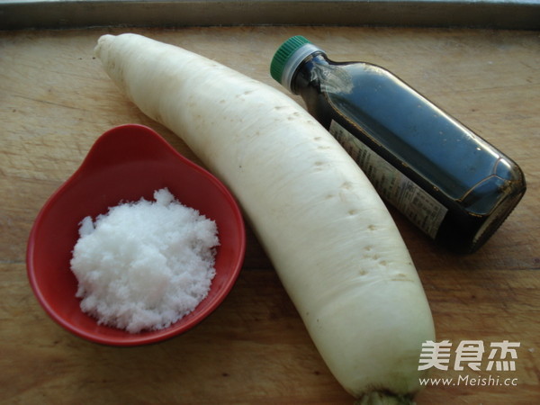 Pickled Radish in Soy Sauce recipe