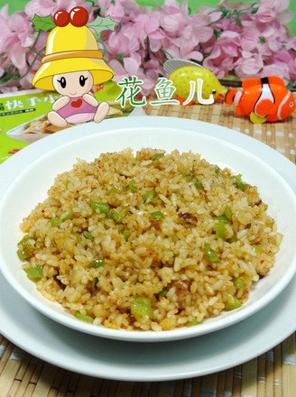 Fried Rice with Beef Sauce and Pepper recipe
