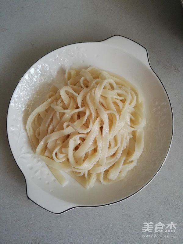 Noodles with Alfalfa Meat Sauce recipe