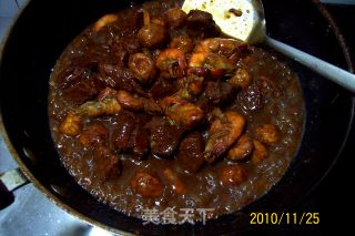 [jinniu Tiege]-"beef Roasted Shrimp and Braised Bird Eggs" recipe