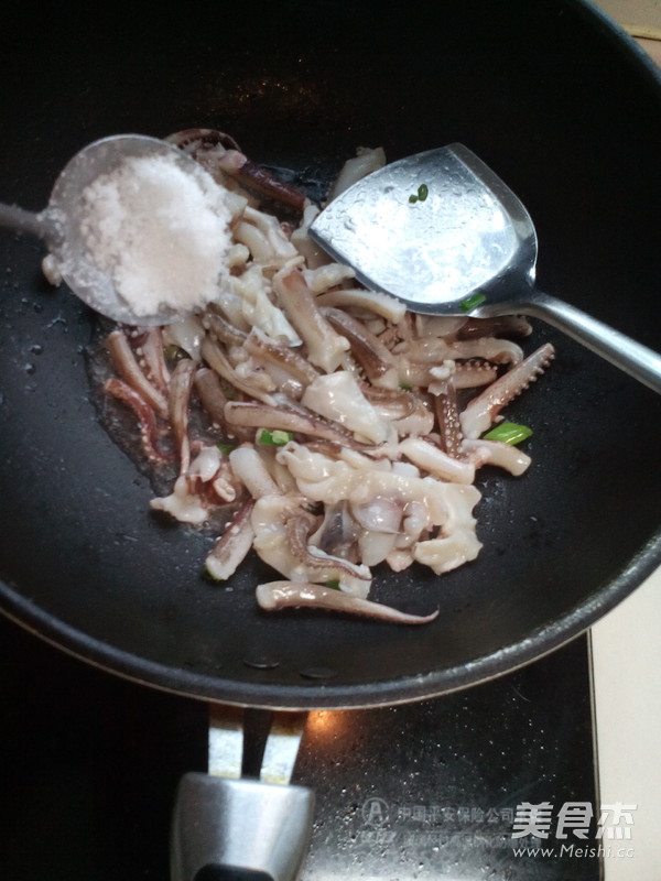 Squid Head with Spicy Sauce recipe