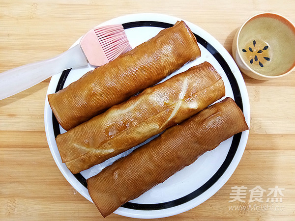 Smoked Tofu Rolls Fried recipe