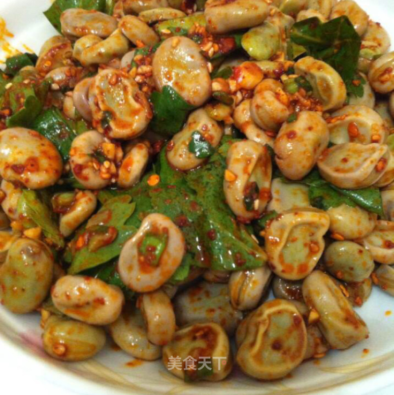 Broad Beans in Cold Dressing recipe
