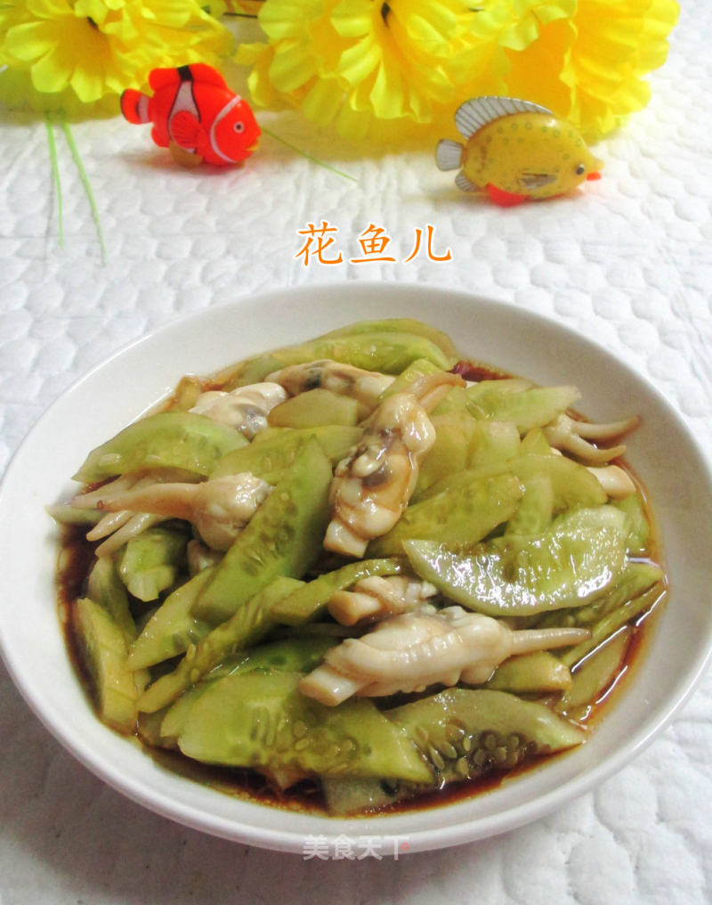 Razor Clams Mixed with Cucumber recipe