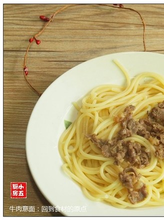 Pasta with Beef: Back to The Origin of Ingredients recipe