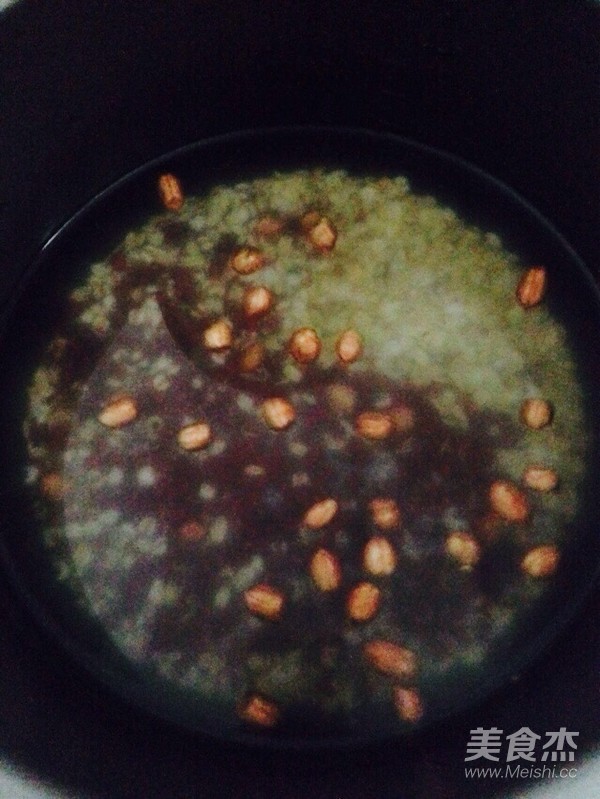Red Rice and Red Bean Porridge recipe