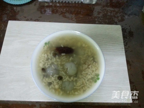 Longan, Red Dates and Glutinous Rice Porridge recipe