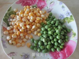 Fried Rice with Corn Shrimp and Egg recipe