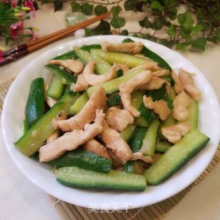 Fried Chicken Fillet with Cucumber recipe