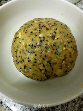 #the 4th Baking Contest and is Love to Eat Festival #rose Fragrant Sesame Shortbread ~ Rose Black Sesame Peanut Shortbread recipe