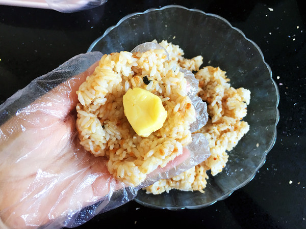 Pork Floss Germ Rice Rice Ball recipe